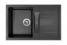 Sinks CRYSTAL 780 Metalblack 